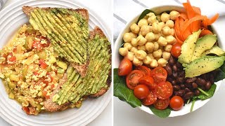 LO QUE COMO EN UN DÍA VEGANO  RECETAS FÁCILES Y RÁPIDAS [upl. by Irehc36]