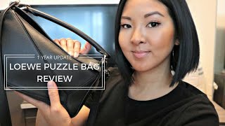 LOEWE PUZZLE BAG REVIEW  1 YEAR UPDATE [upl. by Xaviera272]