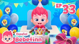 Feliz Cumpleaños🎂  EP33  Canción de Cumpleaños  Canciones Infantiles  Bebefinn en español [upl. by Eniamsaj]