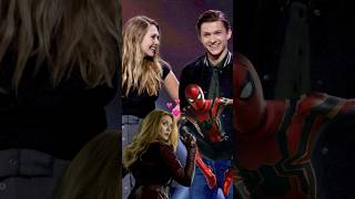 Tom Holland SPIDERMAN pensaba que ELIZABETH OLSEN SCARLET WITCH esta BUENISIMA 🔥 [upl. by Riti]