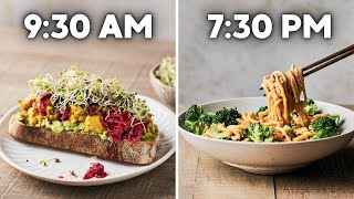 24 hours of healthy vegan meals easy amp high protein [upl. by Ben]