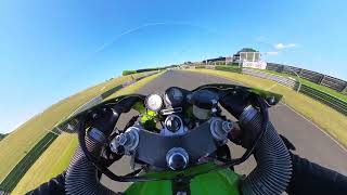 ZXR400 OnBoard Mallory Park track day  JoeWright [upl. by Tenner]