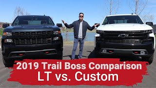 2019 Silverado Custom Trailboss vs LT Trailboss  Explained [upl. by Atnicaj]