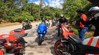 NAZA BLADE 650 TEST HIGHWAY  HYOSUNG GTR650 [upl. by Mortie689]