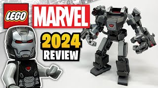 LEGO Marvel War Machine Mech Armour 76277  EARLY 2024 Set Review [upl. by Eilac]