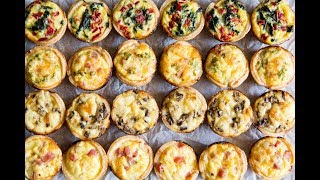 Mini Quiche 4 Ways [upl. by Thorsten743]