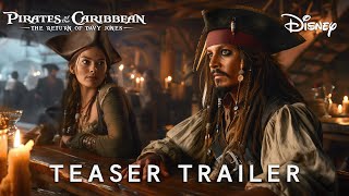 Pirates of the Caribbean 6 The Return Of Davy Jones  TEASER TRAILER  Margot Robbie Johnny Depp [upl. by Jackson]