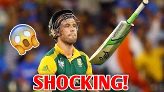 WTF AB De Villiers SHOCKED Everyone by this HUGE REVEAL 😱 ABD Cricket News Facts [upl. by Aixela]