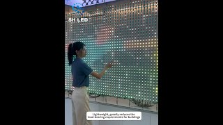 do you know what are the features of shled led mesh screen [upl. by Eemyaj272]