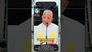 SHORT CLIP – HOMILY – REFLECTION OF REV FR BENIGNO P BELTRAN SVD [upl. by Enelym]