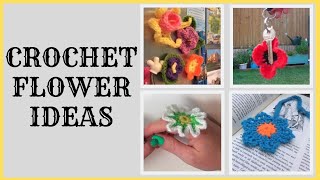 CROCHET IDEAS What to do with your Crochet flowers [upl. by Nandor]