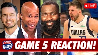 THE MAVS ARE GOING TO THE NBA FINALS  GAME 5 LIVE REACTION  RJ BIG PERK AND JJ REDICK [upl. by Kleper]