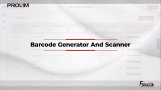 Barcode Generator and Scanner  FASCIA [upl. by Delos]