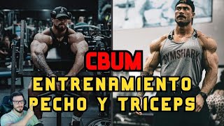 CBUM ENTRENAMIENTO PECHO Y TRICEPS  CON SUS CARTAS POKEMÓNS [upl. by Ri]