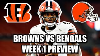 Browns vs Bengals Week 1 Preview  2023 [upl. by Lezah]