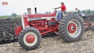 40 Tractors Plowing at the Half Century of Progress Show [upl. by Bolanger]