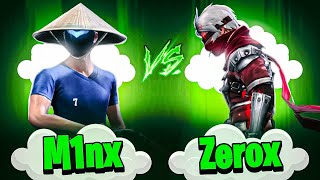 Zerox FF🇳🇵 Vs M1NX🇧🇩  Cleanest Fight Ever🍷1vs1 series 04 [upl. by Starobin]