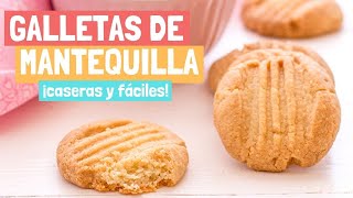 Las Galletas de Mantequilla PERFECTAS 🧡 La receta de galletas caseras que nunca falla [upl. by Michaele443]