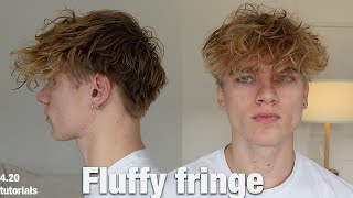 How to get a fluffy fringe  pros and cons Hair tutorial EP 1 [upl. by Ahselaf]