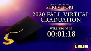 LSUS Fall 2020 Virtual Graduation Full Ceremony [upl. by Notlih]