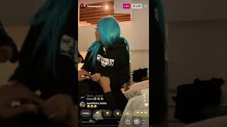 POSITIVEIDAA amp JANOTOFAMOUS FIGHTING ON IG LIVE [upl. by Sybille]