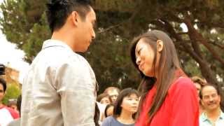 OFFICIAL Trang and Nam Proposal Flash Mob at UCLA 92411 [upl. by Lussi]