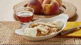 How to Make Old Fashioned Peach Cobbler  Peach Recipes  Allrecipescom [upl. by Marjy]