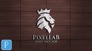 100 EDITABLE PixelLab Logo Mockup free PLP [upl. by Ipoillak529]