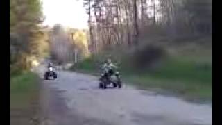 Yamaha 350 Banshee vs Yamaha 350 Warrior [upl. by Enitram]