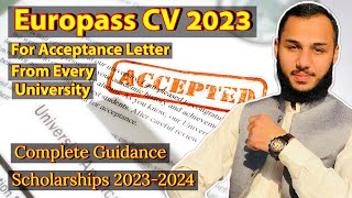 Europass CV  How to make Europass CV for free  Europass CV kaise banaye  Europass CV format [upl. by Uhp651]