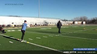 Jaden Gettys  2017 College Prep Showcase [upl. by Rheims]