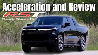 2024 Chevrolet Silverado EV RST Acceleration and Review [upl. by Aicillyhp]