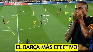 ANÁLISIS TÁCTICO BARÇA 51 VILLARREAL LA LIGA  LEWANDOWSKI MANTIENE LÍDERES A LOS DE FLICK [upl. by Ataeb]