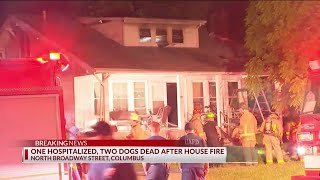 Clintonville house fire kills two dogs [upl. by Aliled]