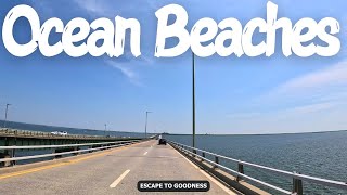 Ocean Beaches Drive  Long Island NY  Jones Beach  Gilgo Beach  4K [upl. by Ecilayram330]