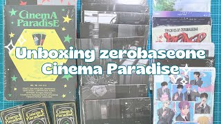 Album Unboxing ✶ zerobaseone cinema paradise ✶ all versions [upl. by Dressel]