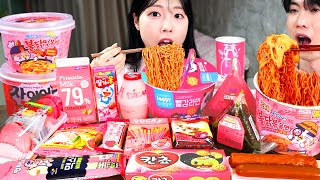 ASMR MUKBANG 편의점 직접 만든 불닭 떡볶이 소세지 김밥 디저트 먹방 amp 레시피 FRIED CHICKEN AND Tteokbokki EATING [upl. by Tomi]