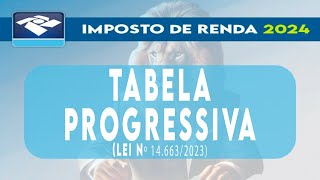 IRPF 2024 Tabela Progressiva da Declaração do Imposto de Renda 2024 [upl. by Ag]