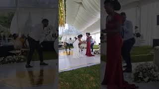 Best wedding games This bride nailed it [upl. by Lirrad]