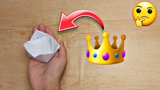 How to make easy paper crown [upl. by Aven667]