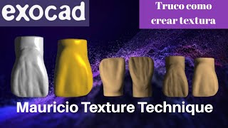 Exocad tutorial🚀🌀 como realizar textura fácil y rápidomicromacrotextura Mauriciotexturetechnique [upl. by Eduardo]