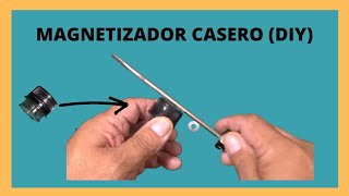 Herramienta casera para magnetizar y desmagnetizar DIYHOMEMADE MAGNETIZER DEMAGNETIZER  2019 [upl. by Pouncey]