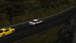 Touge Battle Down Mt Akina on Touge Life 1 Subscriber Submission  Assetto Corsa [upl. by Dine]