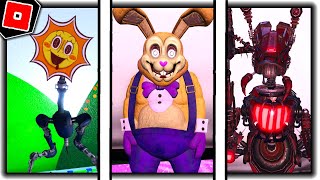 ALL NEW FNAF WORLD ANIMATRONICS  PRIDE MONTH in TPRR  🏖️ NEW   Roblox [upl. by Nonregla]