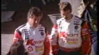 1993 Texaco Commercial w AJ Foyt Mario Andretti and Nigel Mansell [upl. by Ocirled914]