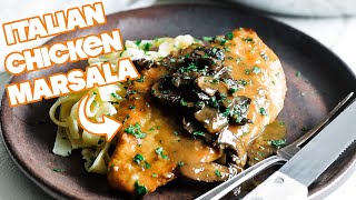 THE Chicken Marsala Recipe I learned to make at the first Italian restaurant I ever worked at [upl. by Odlanyar302]