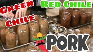 Green Chili Pork Recipe  Canning  Food Storage [upl. by Ainos233]