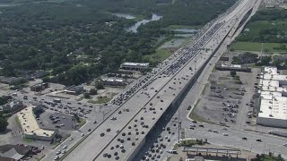 Multivehicle wreck has all lanes of Gulf Freeway southbound at FM 518 closed [upl. by Roxanna778]