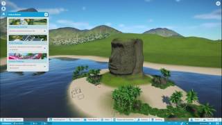 Planet Coaster  Custom Terrain for Challenge parks [upl. by Asenad]