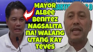 Bacolod Mayor Albee Benitez nagsalita Allegation ni Cong Teves denideny pbbm teves [upl. by Ocirederf]